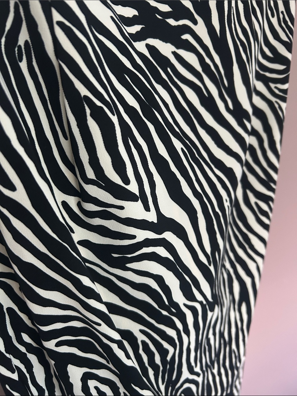 Vtg Y2K Jessica McClintock Gunne Sax Zebra Strapless Maxi Dress Size 5 (Small) - Picture 10 of 10